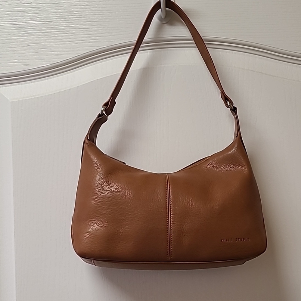 Wilson Leather Pelle Studio Brown Shoulder Bag